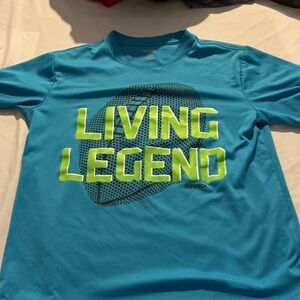 Reebok Kids Teal Long Sleeve Tee - Living Legend Print